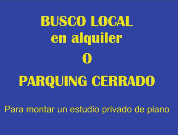 busco local o parking cerrado en alquiler en Sant Celoni (Municipio)