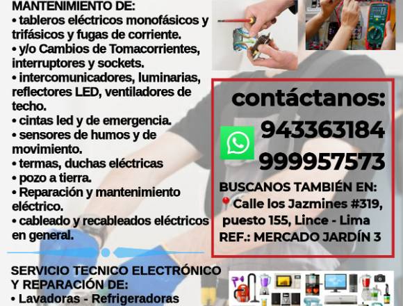 SERVICIOS TÉCNICOS DE ELECTRICIDAD Y ELECTRÓNICA
