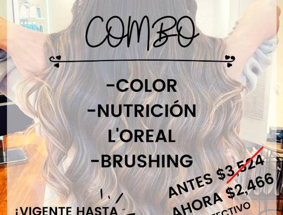Combo peluqueria en salon carolinas en Quilmes (Localidad)