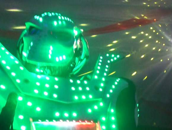 PISTA DE BAILE EN OAXACA, Show Del Robot LED,