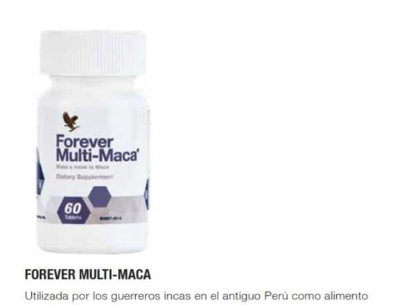 Forever Multi-Maca - suplemento nutricional en Ciudad de Guatemala (Municipio)