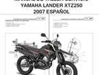 Manual Taller Yamaha XTZ 250 2007 Español en Álvaro Obregón (Municipio)