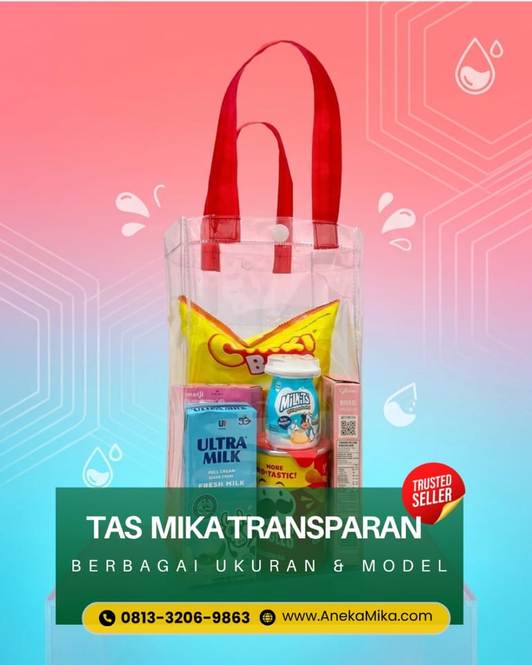 Tas Tenteng Mika Transparan Grosir