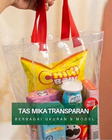 Tas Mika Transparan Bening Grosir