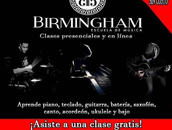 CLASES DE MÚSICA- ESCUELA DE MÚSICA BIRMINGHAM