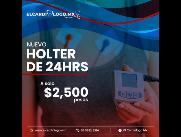 ¡NUEVO Holter de 24hrs!