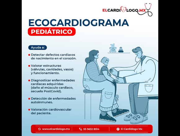 El mejor ecocardiograma pediátrico