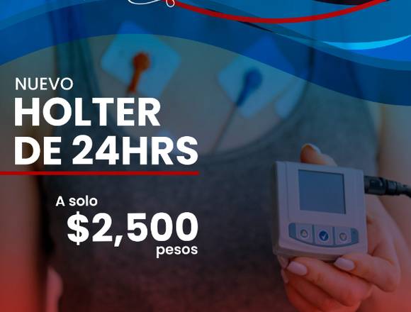 ¡NUEVO Holter de 24hrs!