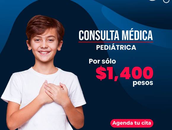 Consulta médica pediátrica