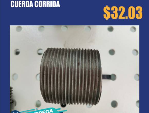 NIPLE GALVANIZADO DE 11/4 C40 CUERDA CORRIDA. en Nicolás Romero (Municipio)