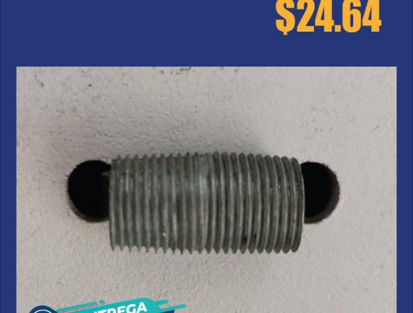 NIPLE GALVANIZADO DE 178 C40 CUERDA CORRIDA.