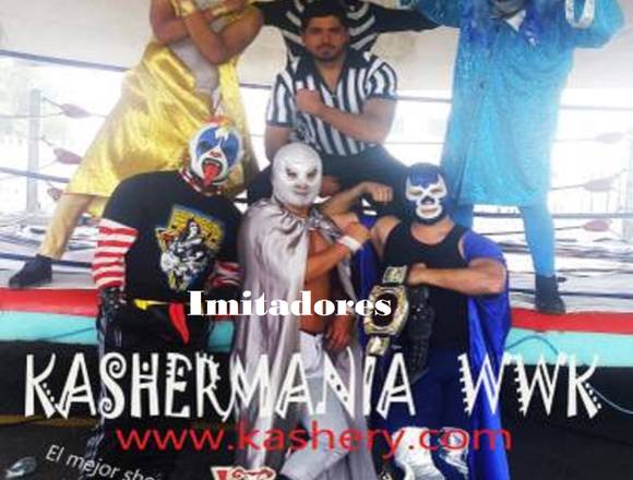 LUCHA LIBRE CON IMITADORES PARA EVENTOS