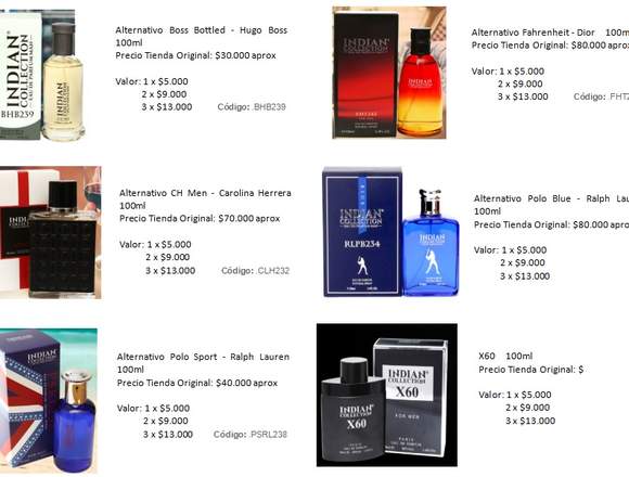 Perfumes Hombre rico aroma en Santiago (Comuna)