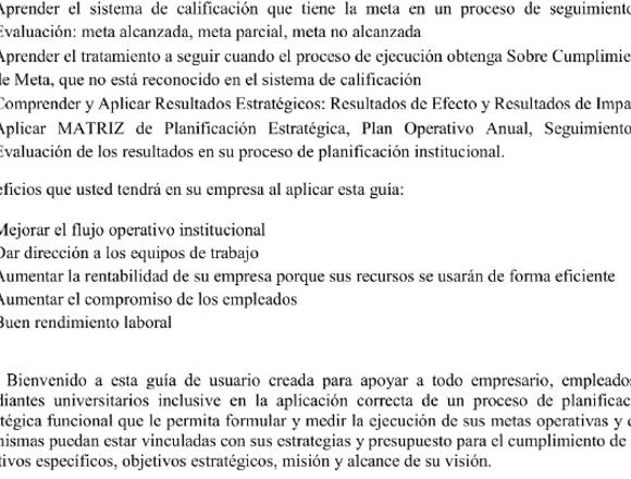 GUÍA PRÁCTICA DE USUARIO: PLANIFICACIÓN ESTRATÉGIC en La Cruz (Cantón)