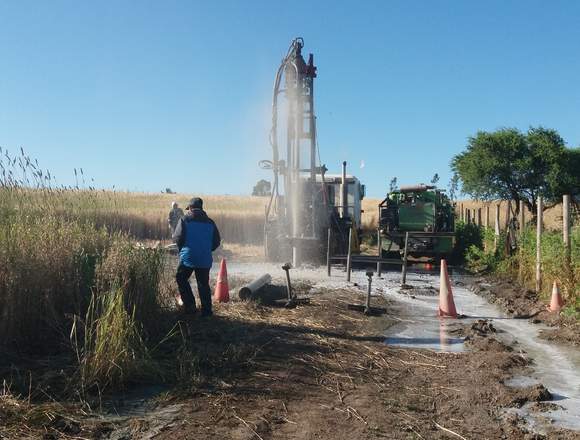 Pozos profundos - prueba de bombeo en Alto Bío Bío (Comuna)