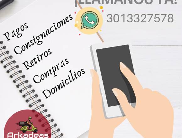 Arkadeas mensajería en Valledupar (Municipio)