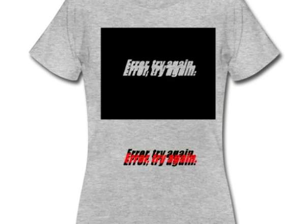 CAMISETA HOMBRE Y MUJER ERROR NUEVA en Barcelona (Municipio)