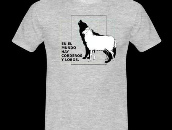 Camisa Eres un cordero o un lobo