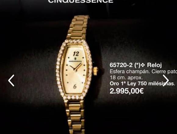 Reloj completamente de Oro