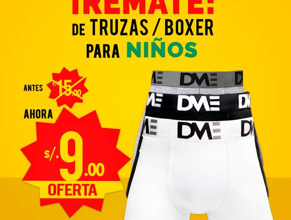 REMATE en boxer para niños en Chorrillos (Lima 9) (Distrito)