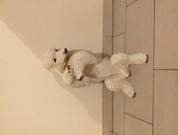 Porzellan Hund Langhaar Pudel