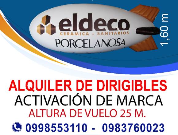 ALQUILER DE DIRIGIBLES CON HELIO en Ambato (Cantón)