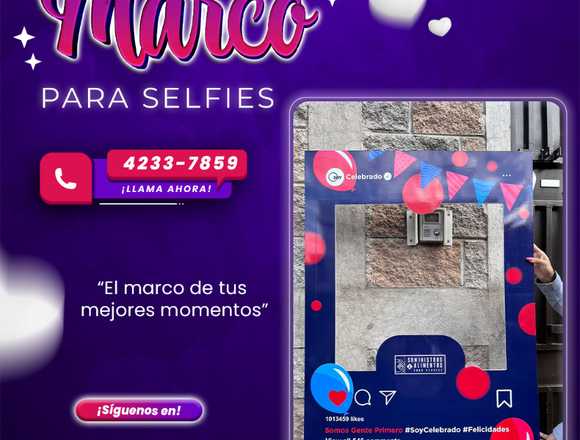 MARCOS PARA SELFIES A LA MEDIDA en Ciudad de Guatemala (Municipio)