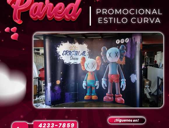 PARED PROMOCIONAL ESTILO CURVA en Ciudad de Guatemala (Municipio)