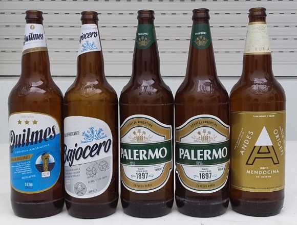 VENDO 130 ENVASES DE CERVEZA DE LITRO. en Buenos Aires (Localidad)