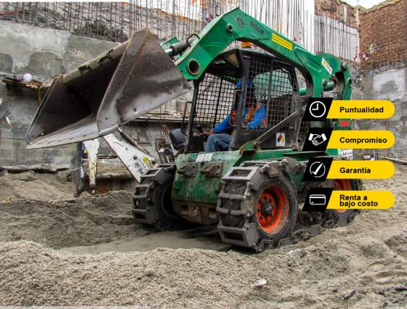 ALQUILER MINICARGADORES BOBCAT, RETROEXCAVADORES en Lima (Lima 1) (Distrito)