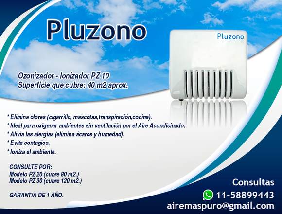 Ozonizador Ionizador de Aire