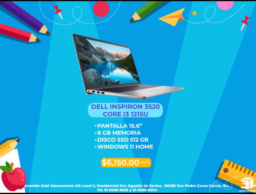 Laptop DELL INSPIRON 3520