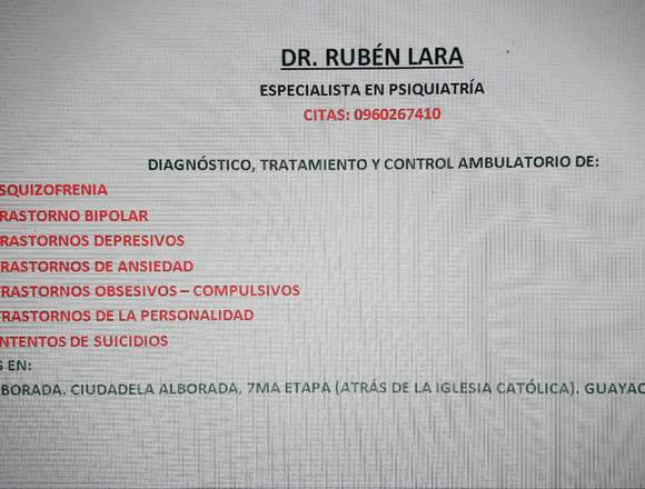 MÉDICO ESPECIALISTA EN PSIQUIATRÍA en Empalme (Cantón)