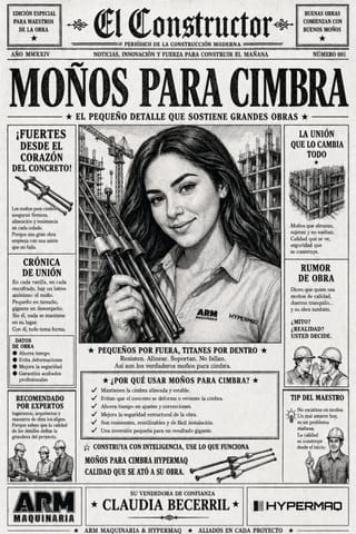 Moños para Cimbra de Alta Resistencia en CDMX