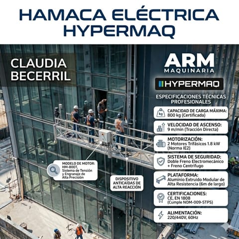 Hamaca Eléctrica Hypermaq Alta Potencia