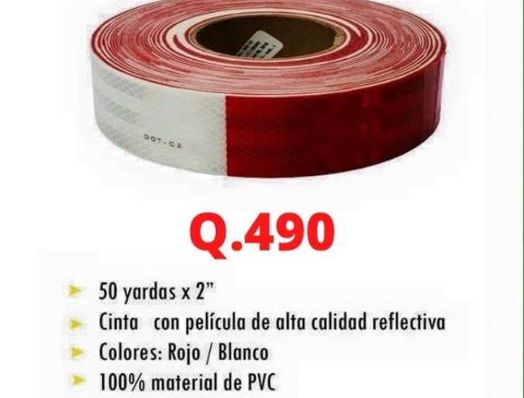 CINTA REFLECTIVA ROJA/BLANCA en Teculután (Municipio)
