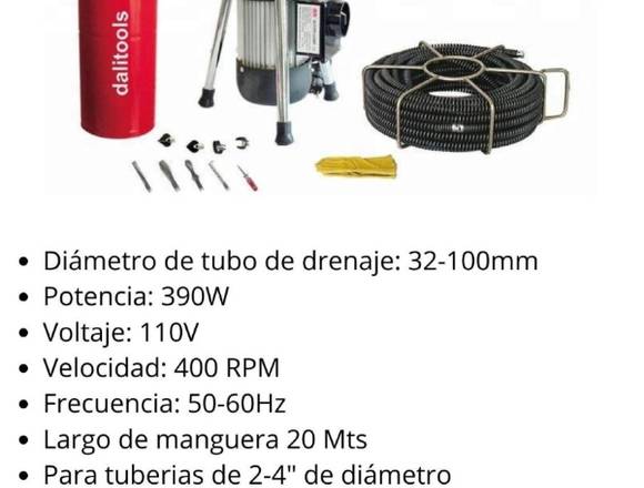 DESTAPADOR DE DRENAJE PORTÁTIL en Mixco (Municipio)