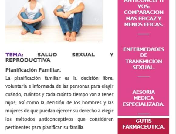 Salud Sexual y Reproductiva. en Empalme (Cantón)