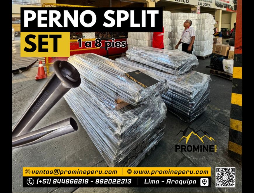 Split Set para Sostenimiento Minero en Cajamarca (Distrito)