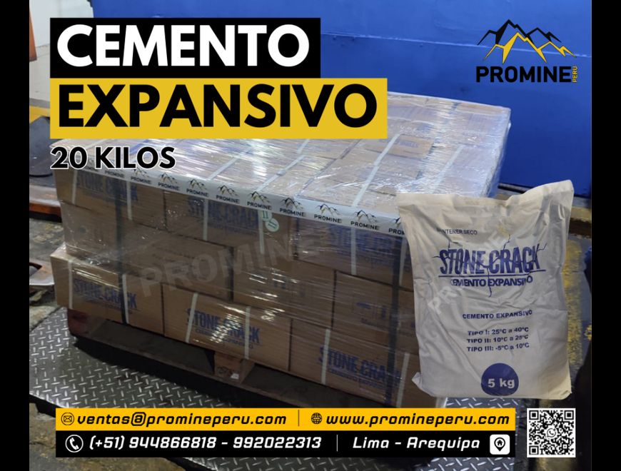 Cemento Expansivo Rompe Roca - TIPO II en Lima (Lima 1) (Distrito)