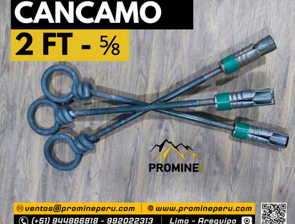 Cáncamo Minero de 2 Pies - Cola de chancho 5/8