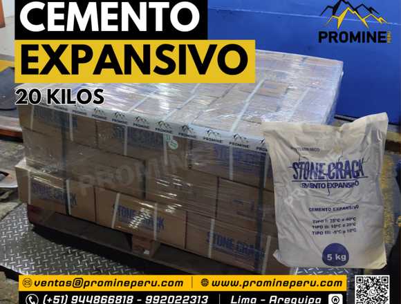 Cemento Expansivo Rompe Roca - TIPO II en Lima (Lima 1) (Distrito)