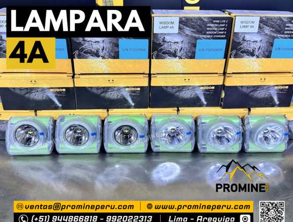 Lámpara Minera 4A – Wisdom Original en Trujillo (Distrito)