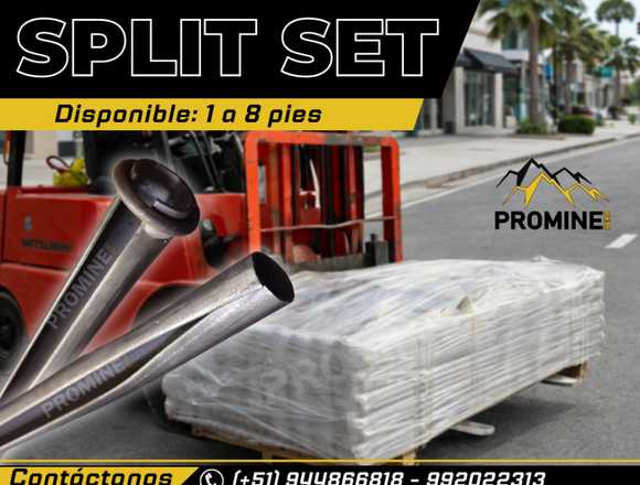 Perno Split Set – 1 a 8 pies - Geomecánico en Pólvora (Distrito)