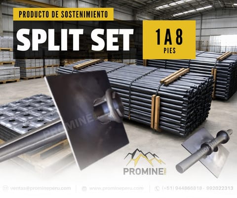 Split Set - Sostenimiento Minero en Perú