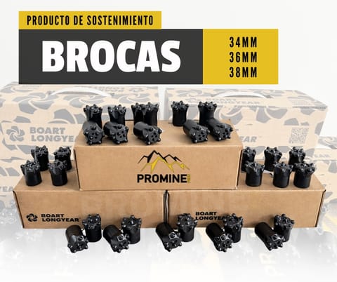 Brocas Cónicas 34mm - Perforación de Roca en Vilcabamba (Distrito)