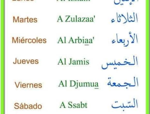 Clases de árabe o francés