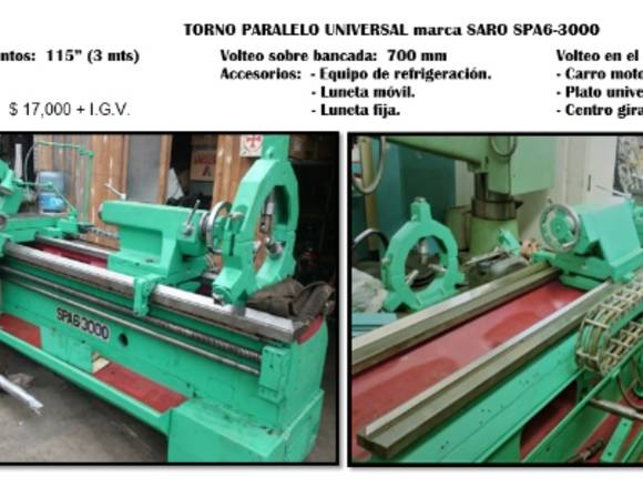 GUILLOTINAS PLEGADORAS TORNOS RECTIFICADORA PRENSA