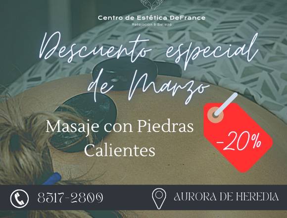 Masaje con Piedras calientes en Heredia (Cantón)