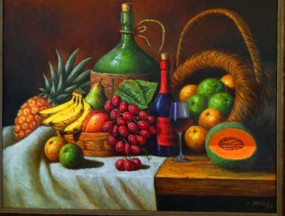 Pintor Dominicano E.Vidal pintura costumbrista RD en Santo Domingo de Guzmán (Municipio)